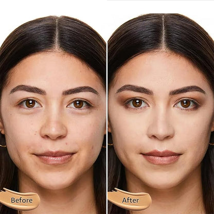 Mushroom Head Air Cushion CC Cream - BB Cream Face Makeup Foundation for Mature Skin Moisturizing Concealer Brighten Long-Lasting, Even Skin Tone for All Skin Types (Buff Beige)