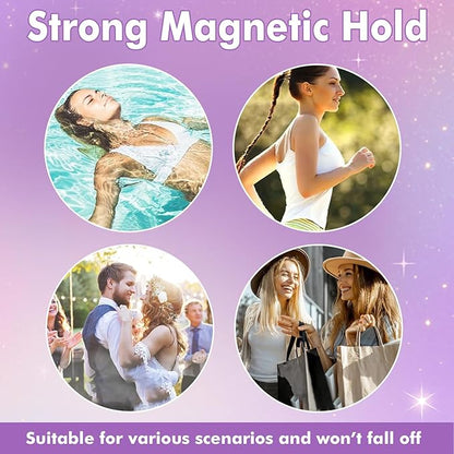 Hunnyfit Magnetic Lashes, Magnetic Eyelashes with Applicator, Magnetic Eyelashes Natural Look,Reusable Magnet Lashes No Glue Needed Soft Lashes Kit(Natural+Natural)