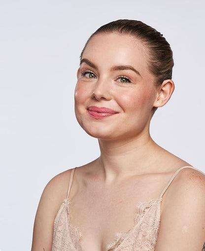 Wander Beauty On-the-Glow Blush and Illuminator - Petal Pink/Nude Glow - 7-in-1 Hydrating Cream Blush & Highlighting Stick - Stick Blush for Cheeks, Lip, & Body - Highlighter Makeup & Blush - 0.4 oz