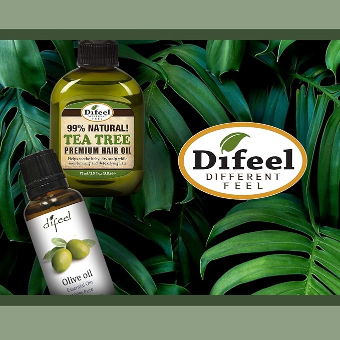 Difeel Premium 99% Natural Deep Conditioning Coconut Hair Oil 2.5 ounce