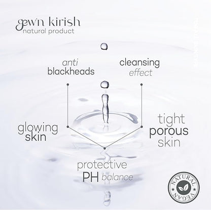 Gew’n Kirish Daily Tonic – Purifying & Hydrating Face Toner with Ginseng, Balances Sebum & Revives Skin, Suitable for Oily, Dry & Sensitive Skin, 7.5 fl oz