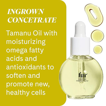 Fur Ingrown Hair Care Duo: Two-Step Preventative Treatment - Combines Oil and Concentrate - 0.5 FL oz each