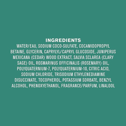 Every Man Jack Nourishing Sea Minerals + Citron Mens Body Wash for All Skin Types - Naturally Derived Ingredients - Cleanse and Hydrate Skin with Coconut and Glycerin - 24oz 2 Bottles