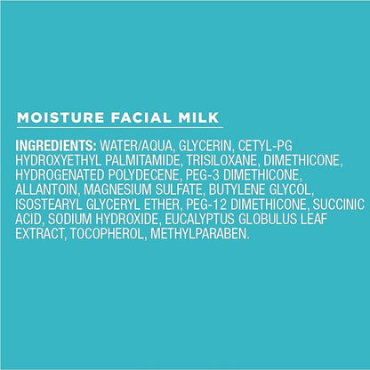 Curel Japanese Skin Care Moisture Facial Milk, Face moisturizer for Dry, Sensitive Skin, pH Balanced, Relieves Tightness and Calms, Fragrance & Alcohol Free Face Lotion, Facial Serum, 4 Fl Oz