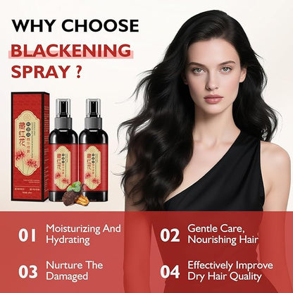 Saffron Hair Spray, Saffron Essence Spray for Hair Care, Nourishing Hair Care, Anti-Loss Root Strengthening, Improve Dryness and Frizz, Leaving Hairs Shiny Non-Frizzy (3 PCS)