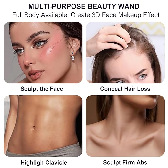 Lezero 3Pcs Contour Stick Makeup Kit, Shades with Matte Finish Highlighter, Blush and Bronzer Stick for Sculpt the Face and All Skin Type, Long Lasting, Smooth, Non-greasy, #1 NEUTRAL