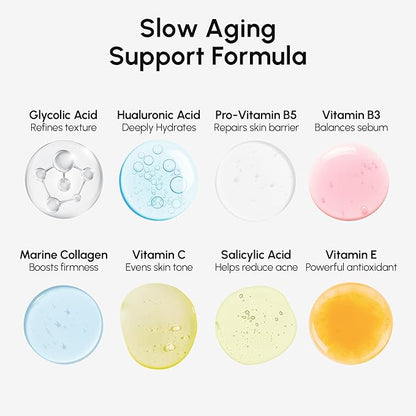 MAREE Glycolic Acid Toner 10% - Exfoliating Toner for Face - Glycolic Acid Face Exfoliator - Face, Scalp & Underarms Exfoliant Spray Alternative - Facial Toner for Women - Acido Glicolico para Manchas