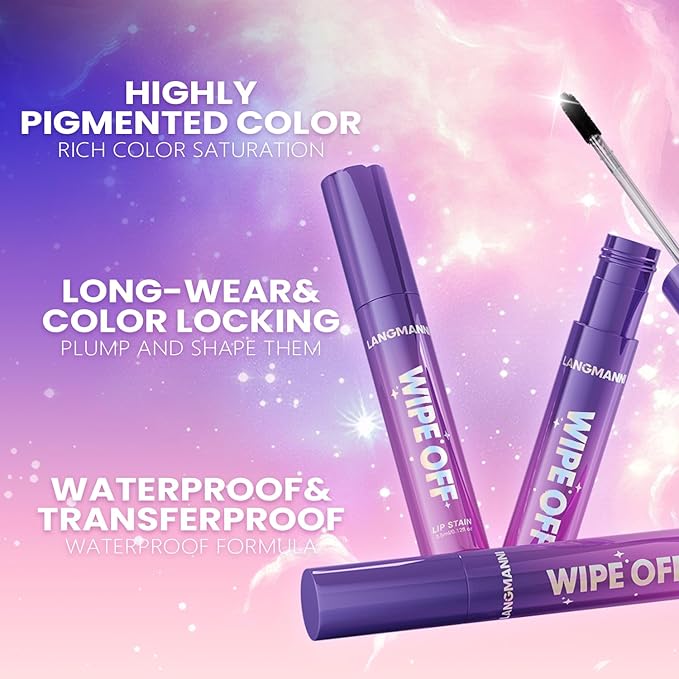 Jolilab Lip Stain Masque,Wipe Off Lip Tint,Waterproof,Transfer proof,Highly Pigmented,Ultra Long Lasting Lip Stain Peel off Makeup With Matte finish for All-day Wear.(#02 WARN PEACH)