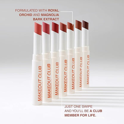 Freck Beauty MAKEOUT CLUB Soft Blur Lipstick – Medium-to-Full Coverage, 8-Hour Wear, Transfer-Proof, Buildable Soft Matte Finish, Wearable Color for All Skin Tones | THE MOMENT (Muted Rose)