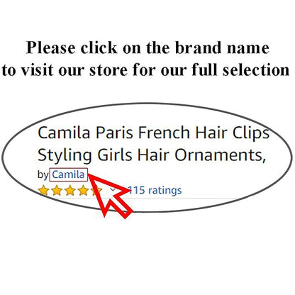 Camila Paris CP3157 French Hair Clip for Women, Handmade, Tokyo, Small Girls Hair Claw Clips Jaw, Durable Styling Hair Accessories for Women, Strong Hold No Slip Grip, Made in France