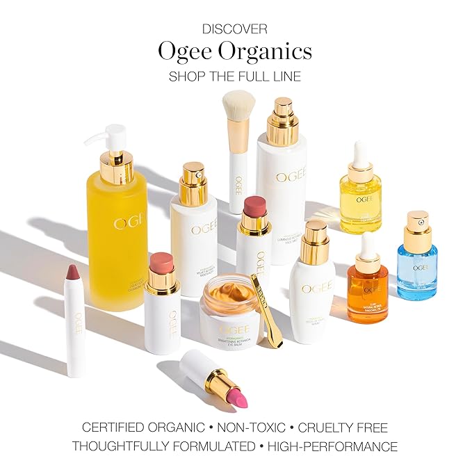 Ogee Full Bloom Sculpted Lipstick (Sahara - Warm Auburn) - Long Lasting Organic Lipstick with Jojoba Oil & Micro Hyaluronic Acid - 70% Organic Ingredients & Made in USA