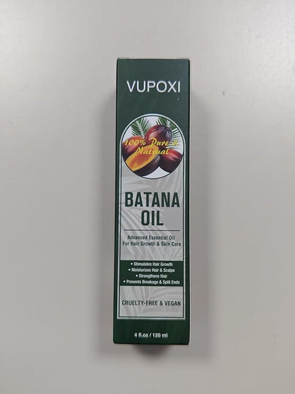 Batana Oil for Hair Growth | Dr. Sebi approved | Sourced from Honduras | Eliminates Split Ends | Prevents Hair Loss | Promotes Hair Thickness | 100% Natural Organic Hair Oil - 4 fl oz
