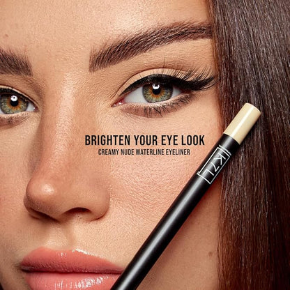 K7L Waterline Eyeliner Nude - Brighten, Creamy, Waterproof and Smudge-Proof Cosmetics