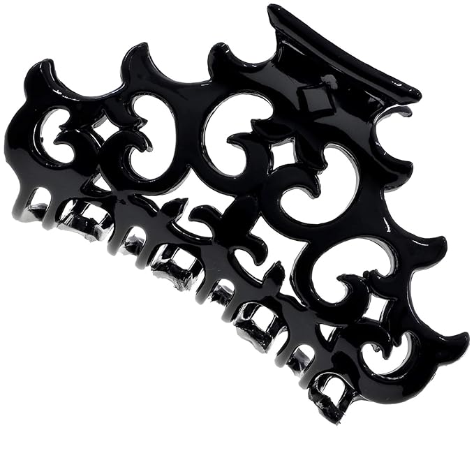 Camila Paris CP2903 French Hair Clip for Women, Girls Black Hair Claw Clips Jaw Fashion Durable and Styling Hair Accessories for Women, Strong Hold No Slip Grip, Made in France