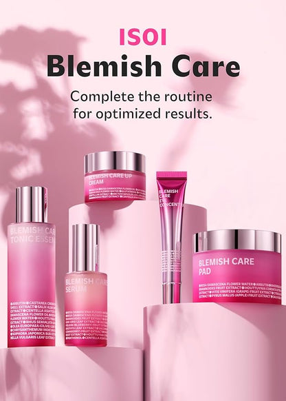 ISOI Blemish Care Up Serum for Face, Vegan Hydrating Serum for Smooth & Glass Skin Effect, Skin Barrier & Moisture Balance for Women, Arbutin, Korean Skin Care (2.36 fl. oz, 70ml)