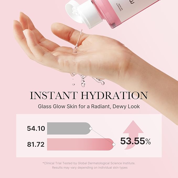medicube Pink Glow Home Care Duo: PDRN Pink Peptide Toner and Collagen Jelly Cream (110ml)