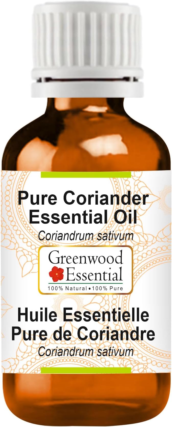 Greenwood Essential Pure Coriander Essential Oil (Coriandrum sativum) 15ml (0.50 oz)
