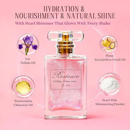 NP NATURES PHILOSOPHY Hair Perfume, Leave-in Hair Serum & Shine Spray for Women, Anti-Frizz Hair Care, Lightweight Leave-in Conditioner & Glossier Hair Perfume oils - 1.7 Fl oz