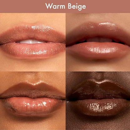 Summer Fridays Dream Lip Oil - Tinted Lip Oil with Moisturizing Sheer Coverage, High-Shine and Deep Hydration - Non-Sticky Formula for Long-Lasting Softness - Warm Beige (0.15 Oz)