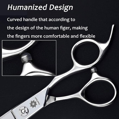 Dream Reach Hair Cutting Scissors Professional Barber Shears, 6.0 inch Hairdressing Regular Scissor Salon Razor Edge Hair Cutting Shear Japanese 440C Stainless Steel