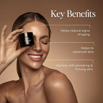 DIME Beauty Dewy Day Cream, Morning Face Moisturizer with Rosehip Oil and Tremella Snow Mushroom, 1.7 oz / 50 ml