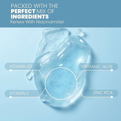 Eva Naturals Niacinamide Serum for Face with Zinc PCA & Botanical Hyaluronic Acid – Pore Minimizer, Dark Spot & Redness Relief, Skin Tone & Texture Support – Lightweight Cream Alternative (1 oz)