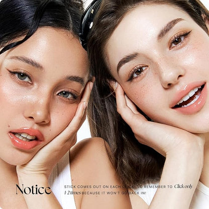 Nature Republic HONEY MELTING LIP PLUMPING (21 DIRTY CHOCO) SOFT LIP STICK, Hydrating Gloss, Moisturizing balms, Volumizing formula & Sheer tint, Glowy Finish, korean make up, Stocking Stuffers