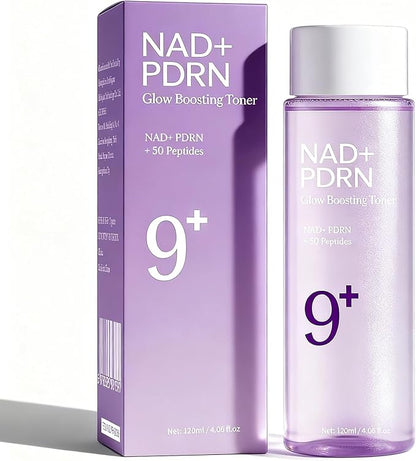 Mtmult NAD+ PDRN Toner – Hydrating Toner for Glowing, Firm Skin | Fights Wrinkles & Fine Lines | with Salmon DNA, 50 Peptides, Niacinamide, Hyaluronic Acid, NAD+, Sodium DNA for Dry Skin
