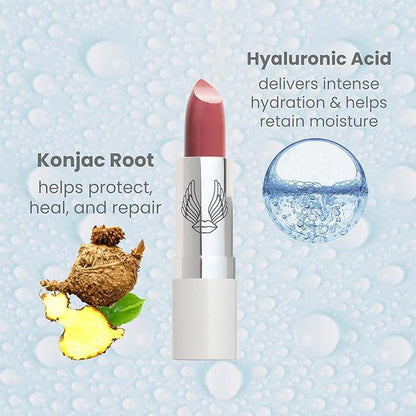 True + Luscious Super Moisture Lipstick – Clean, Vegan and Cruelty Free – Lasting Hydration for Dry Lips with a Sheer Finish – Pink Sugar
