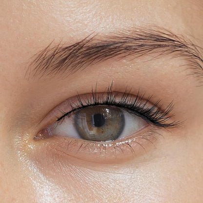 Natural Lashes Wispy Eyelashes Natural Look Short Lashes Pack 12mm Eyelashes C Curl False Lashes Thinner Band 3D Volume Fake Eyelashes 7 Pair Siligli