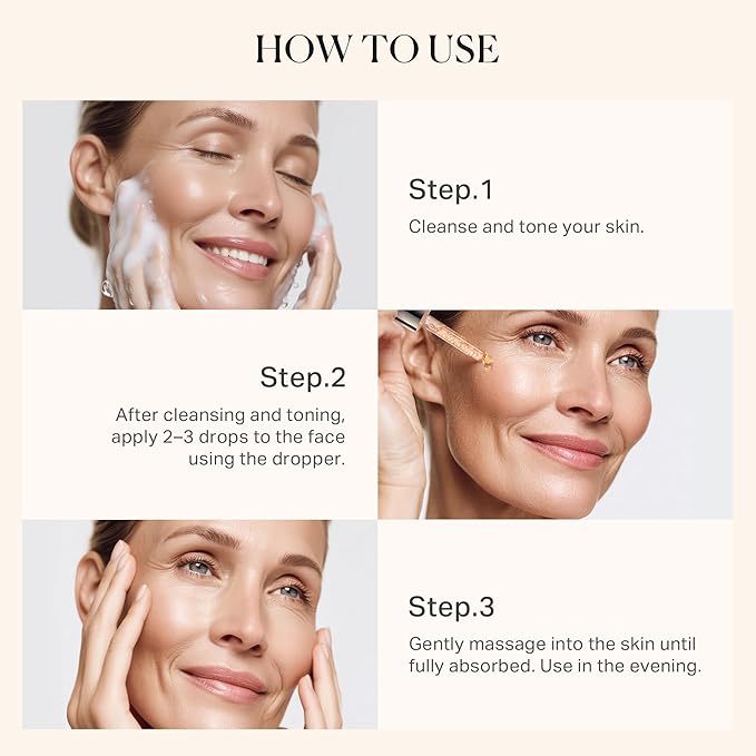 1% Retinol Face Oil with Firming, Smoothing & Glowing– Retinol Serum for Face, Lightweight Squalane Facial Oil for Fine Lines, Texture & Anti-Aging, Gentle for All Skin 1.01 fl oz