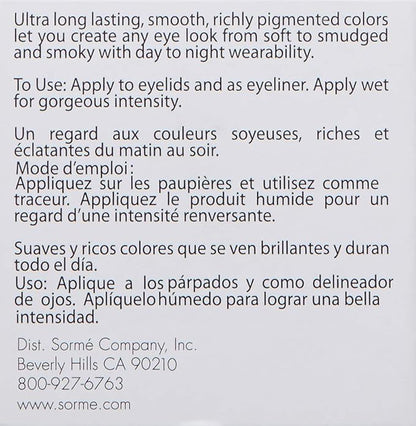 Sorme Cosmetics Long Lasting Eye Shadow, Bone, 0.08 Ounce