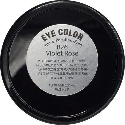 Violet Pink Rose Matte Pressed Powder Single Vegan Eyeshadow; Talc, Paraben & Cruelty Free