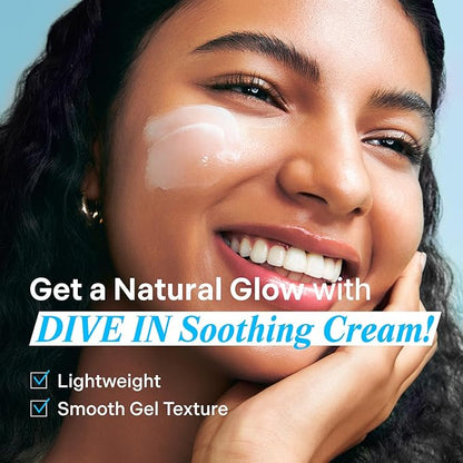 Torriden DIVE IN Hyaluronic Acid Soothing Cream 100ml (3.38 fl. oz) | Revitalizing Facial Moisturizer for Sensitive and Dry Skin | Hyaluronic Acid, Panthenol, Allantoin