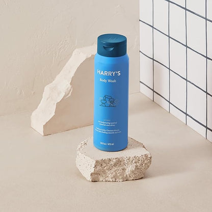 Harry's Men's Body Wash Shower Gel - Stone, 16 Fl Oz (Pack of 3)