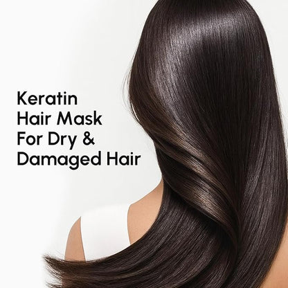 MAREE Deep Conditioning Hair Mask for Damaged Hair Treatment 2 PACK - Keratin Hair Care for Hydrating Growth Repair Moisturizing - Dry Curly Color Treated Frizzy - Tratamiento Mascarilla Para Cabello