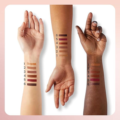 Noerrors 3Pcs Mauve Brown Matte Lip Liner and Lipstick Combo Set Kit for Women Antique Drak Brown Magic LipLiner 24 Hours Original Lip Crayon Makeup Stain Long Lasting Fall Lipstick Shades Waterproof