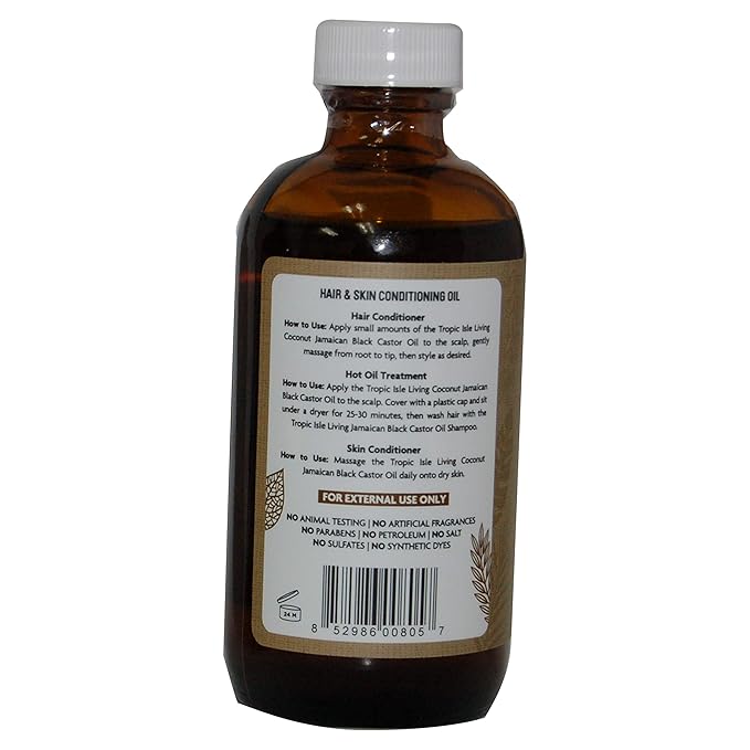 Tropic Isle Living Herbal Collection Jamaican Black Castor Oil (Coconut)
