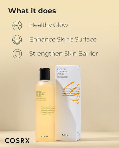 COSRX Full Fit Propolis Synergy Toner, 280ml / 9.46 fl.oz | Instant Moisture Boosting Toner, Propolis 72.6% Honey 10.7% Panthenol, Korean Skin Care