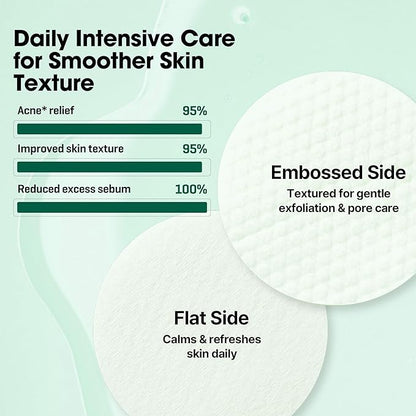 SOME BY MI AHA BHA PHA 30 Days Miracle Truecica Clear Pad – 70 Pads – Korean Exfoliating Centella Face Toner Pads – Gently Clears Impurities, Refines Pores & Smooths Skin Texture – Korean Skin Care