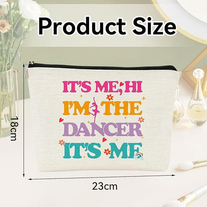 Dance Makeup Bag, Women's Sport Accessories, Dance Lovers Gifts, Birthday Christmas Valentines Day Presents for Her,Large Capacity Waterproof