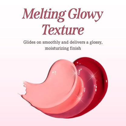 DEARDAHLIA Lip Paradise Sensual Lip Glow (Luna) - Weightless Hydrating Vegan Lipstick with Glossy Finish, Natural Radiant Glow & Shea Butter Nourishment. 0.11 oz