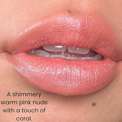 nude envie - Lipstick - Creamy & Long-Lasting Finish - Velvety Texture & Easy Application - Luxury Hydration - With Shea Butter, Vitamin E & Jojoba Oil - Vegan, Paraben-Free & Cruelty-Free - Joey