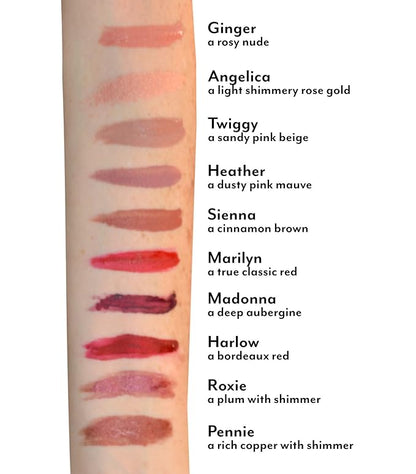 Mommy Makeup Stay Put Matte Lip Cream - Kiss-proof, Transfer-proof, Waterproof, Long Lasting Lipstick - Non-Drying Formula Infused with Vitamin E (Ginger)