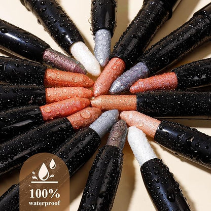 Longwear Cream Eye Shadow Sticks(71 Cranberry Matte),Smudge-Proof, Waterproof Eyeshadow,Silky Formula Glitter With Makeup Brush,Red Eyeshadow Stick