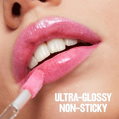 REVLON Super Lustrous Lip Gloss, Non-Sticky, Hydrating, High Shine Finish, 275 Dusk Darling, 0.13 oz (Pack of 2)