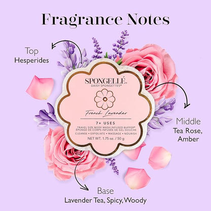 Spongelle Daisy Spongette French Lavender