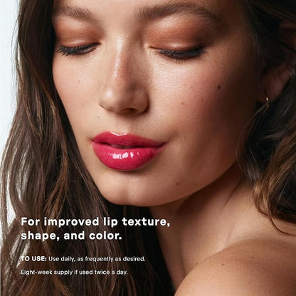 U Beauty The PLASMA Tinted Lip Compound - Anti-Aging & Anti-Wrinkle Lip Gloss, Hyaluronic Acid, Shea Butter & Peptides for Hydration & Plumping, Flush - 15 mL