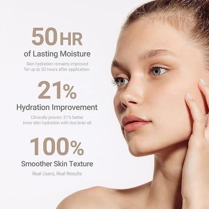 HAYEJIN RiceFila Milk Toner for Glass Skin – 2-in-1 Hydrating Korean Rice Toner with Niacinamide, 8 Hyaluronic Acids & 6 Peptides – Dual Phase Lightweight Rice Bran Facial Toner 5.07 fl oz