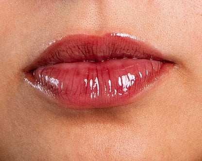 | Handmade, Vegan, Moisturizing Lip Gloss, Non-Sticky Lip Gloss (Merlot)